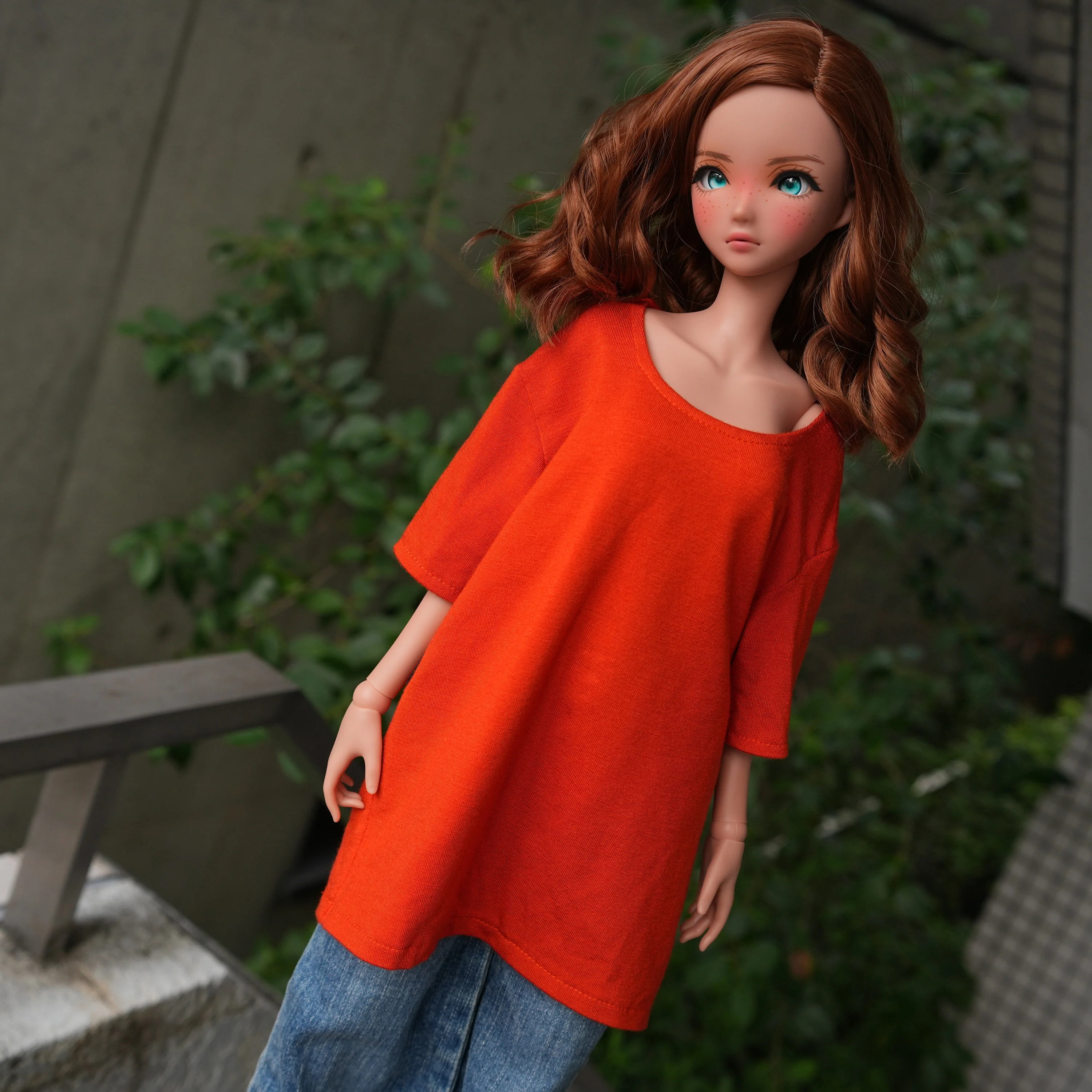 Oversized T-shirt (Red) - Image 10