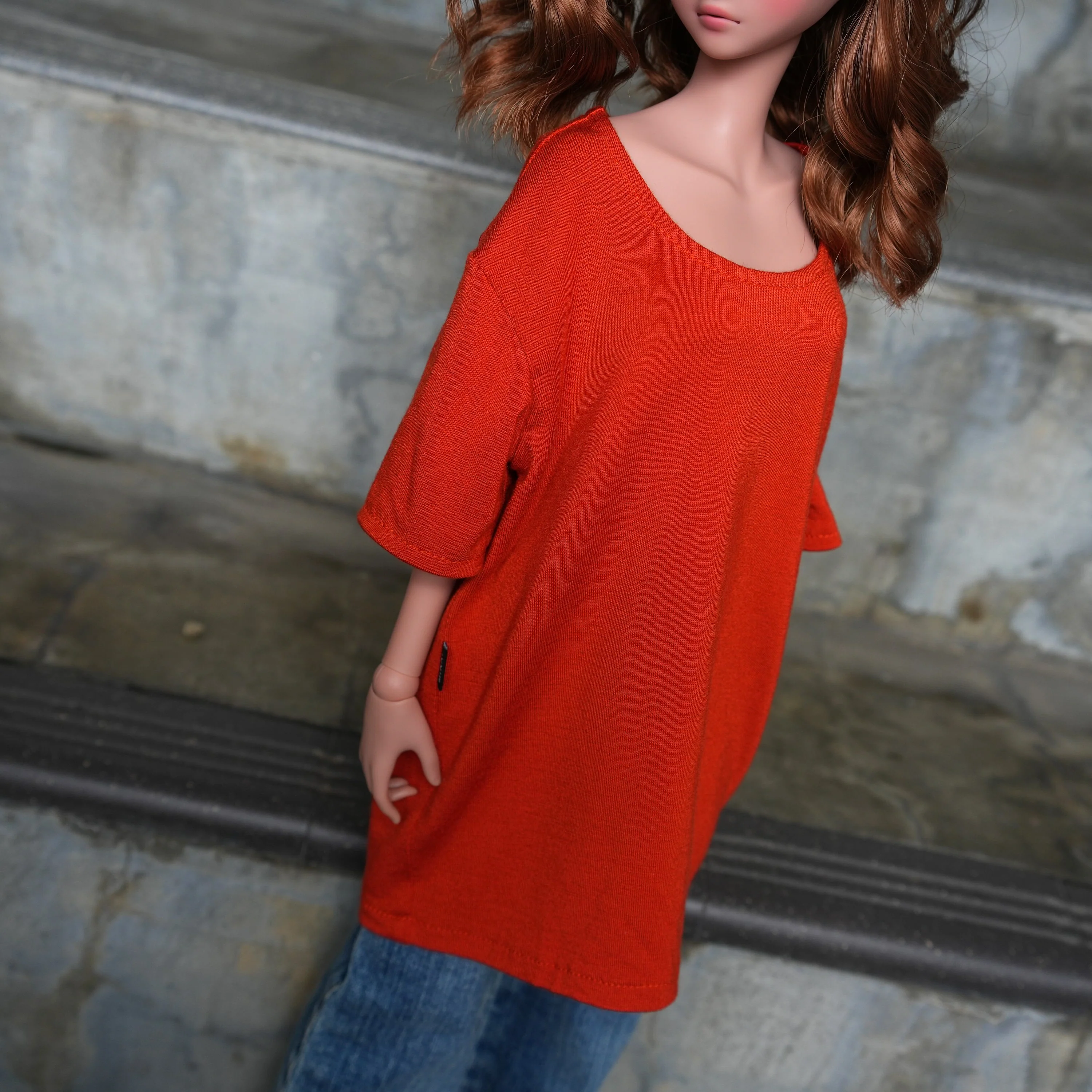 Oversized T-shirt (Red) - Image 15