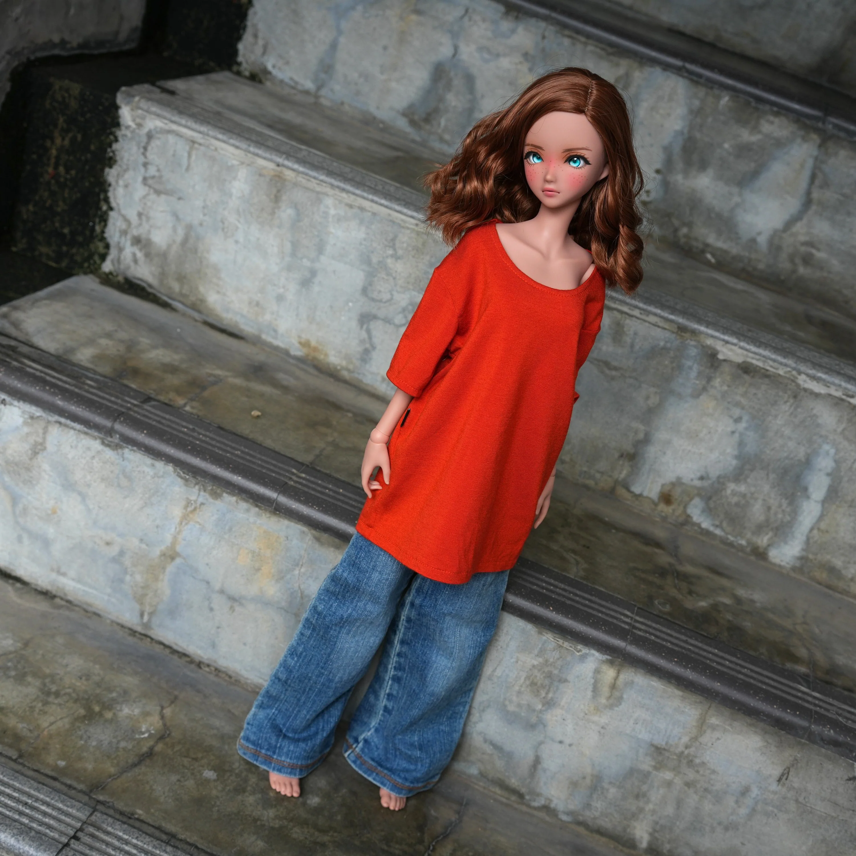 Oversized T-shirt (Red) - Image 16