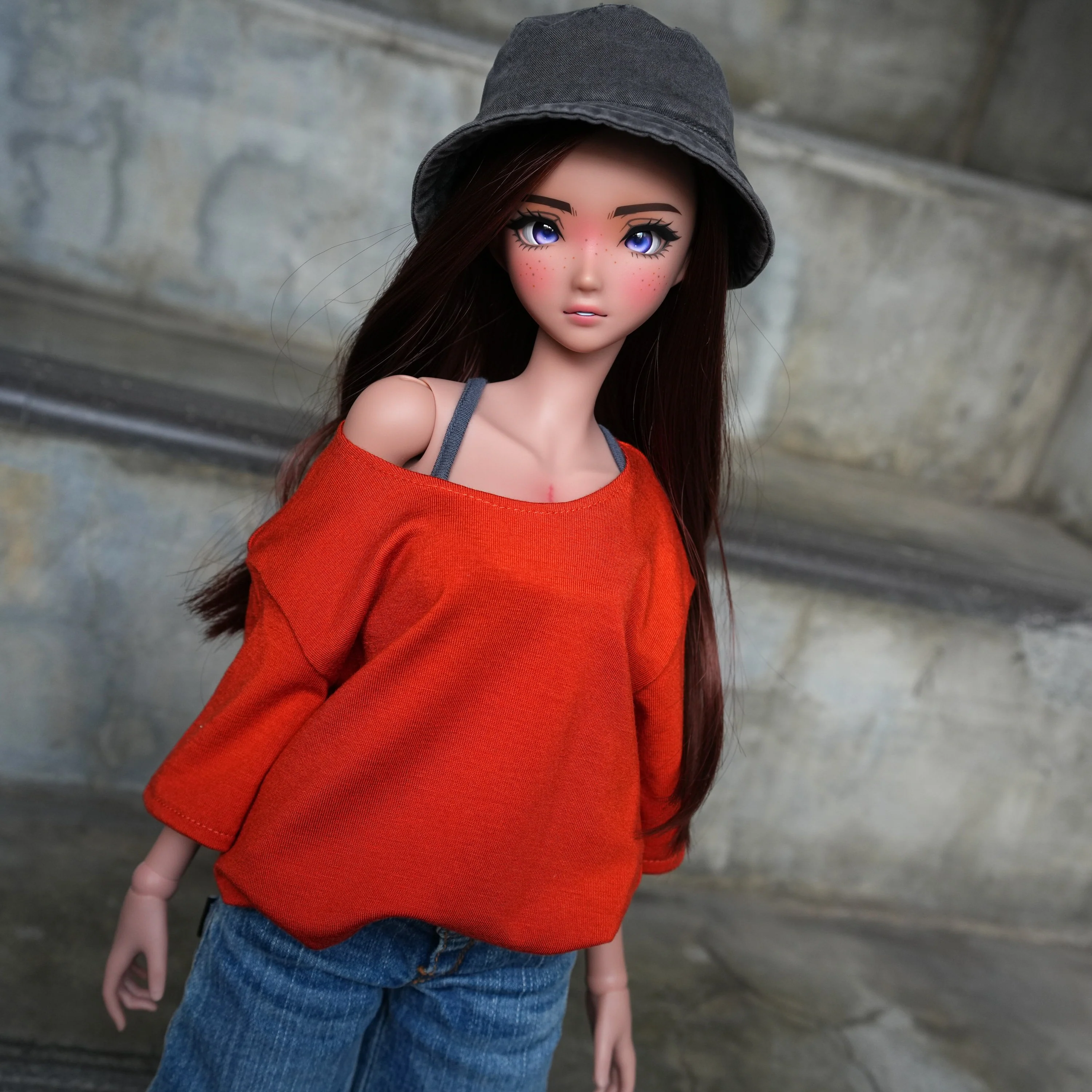 Oversized T-shirt (Red) - Image 17