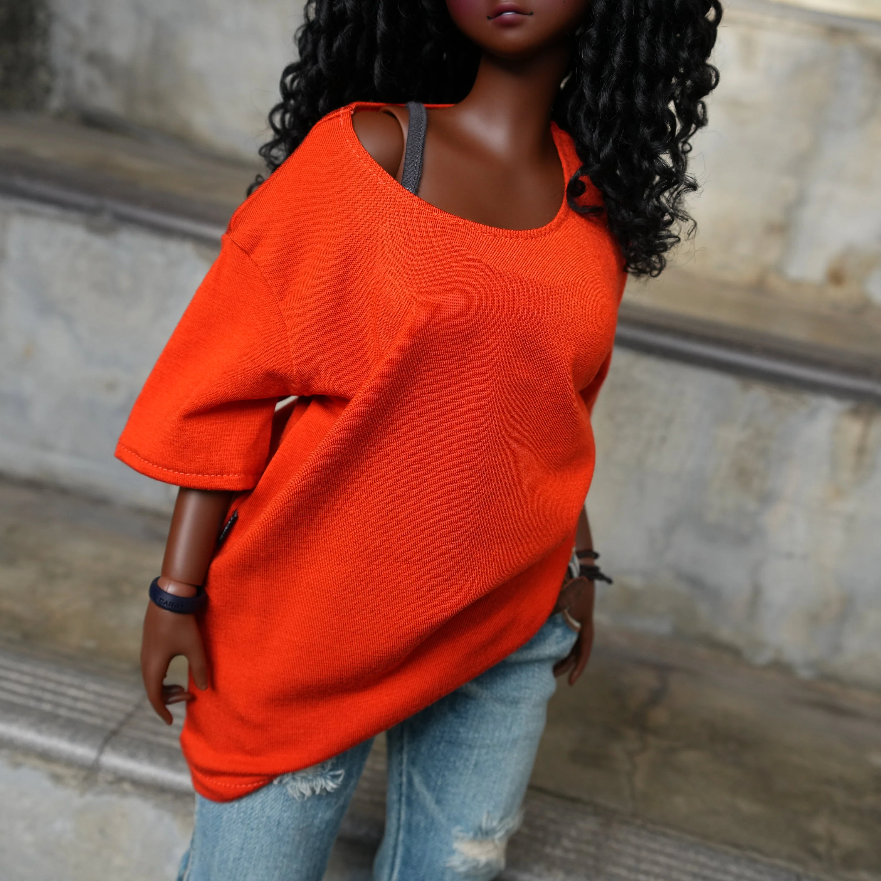 Oversized T-shirt (Red) - Image 20