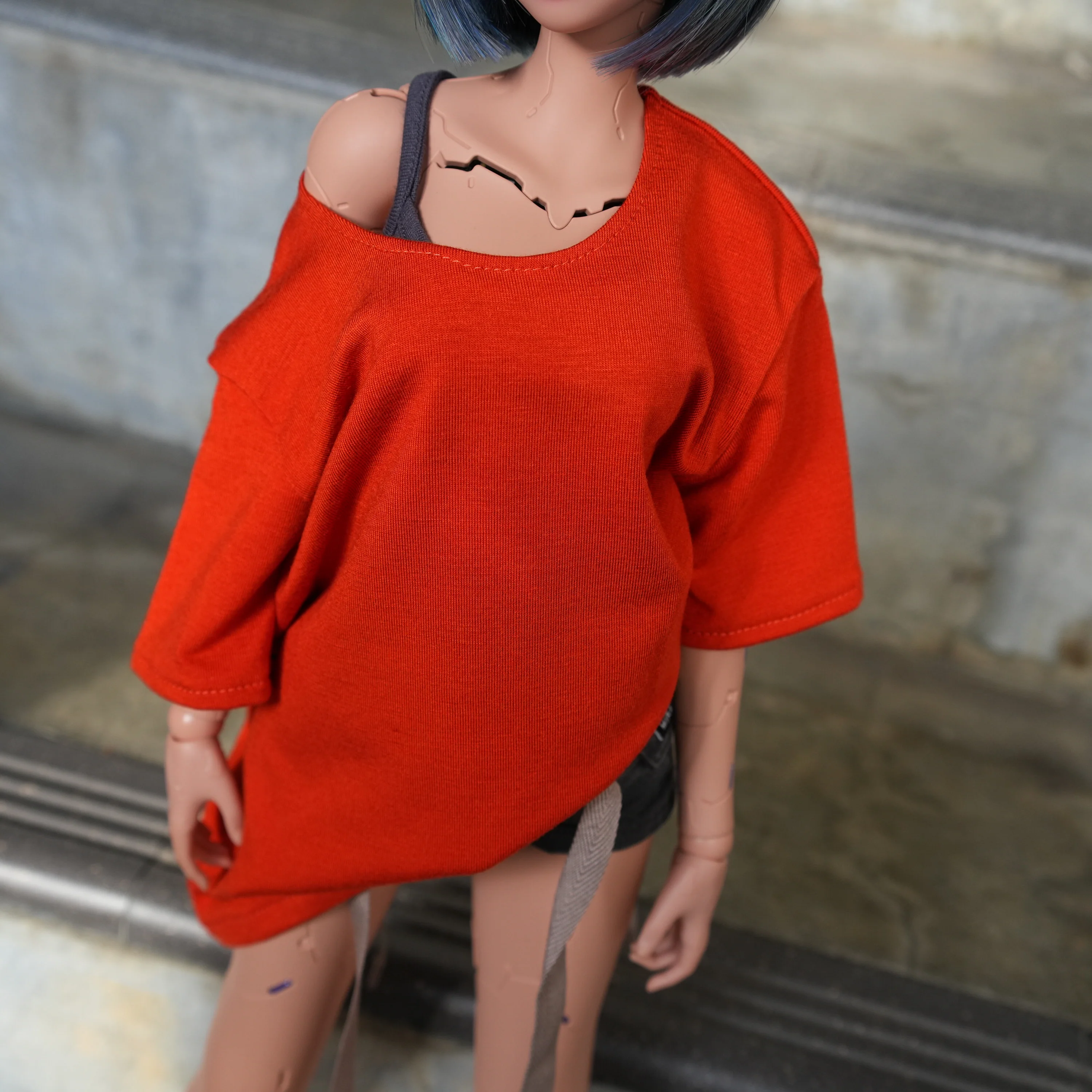 Oversized T-shirt (Red) - Image 21