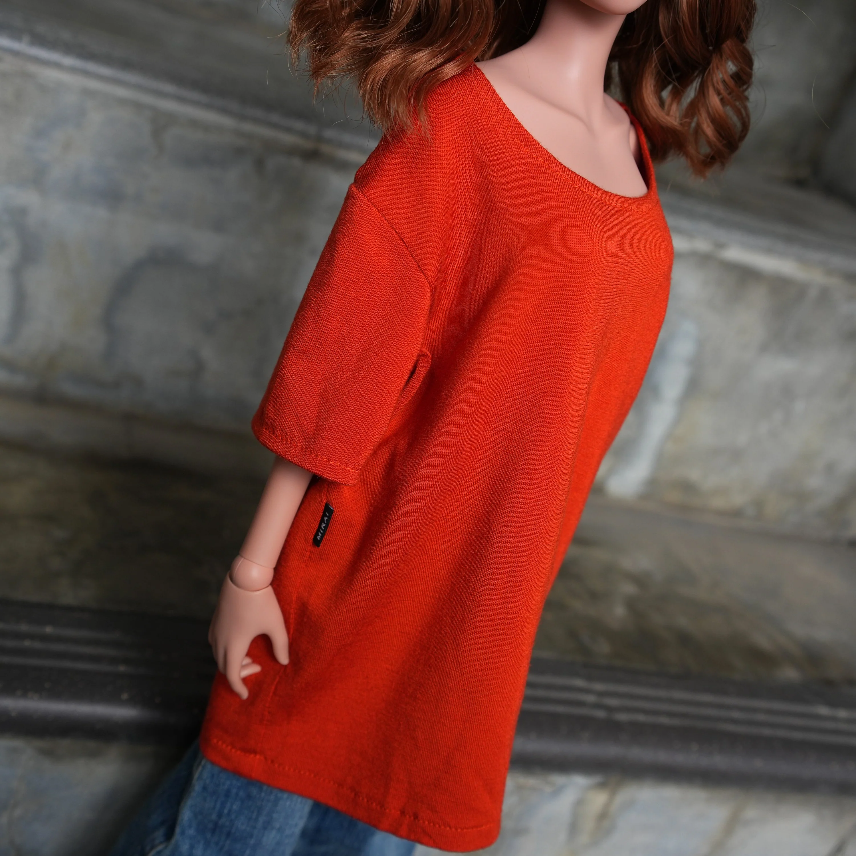 Oversized T-shirt (Red) - Image 23