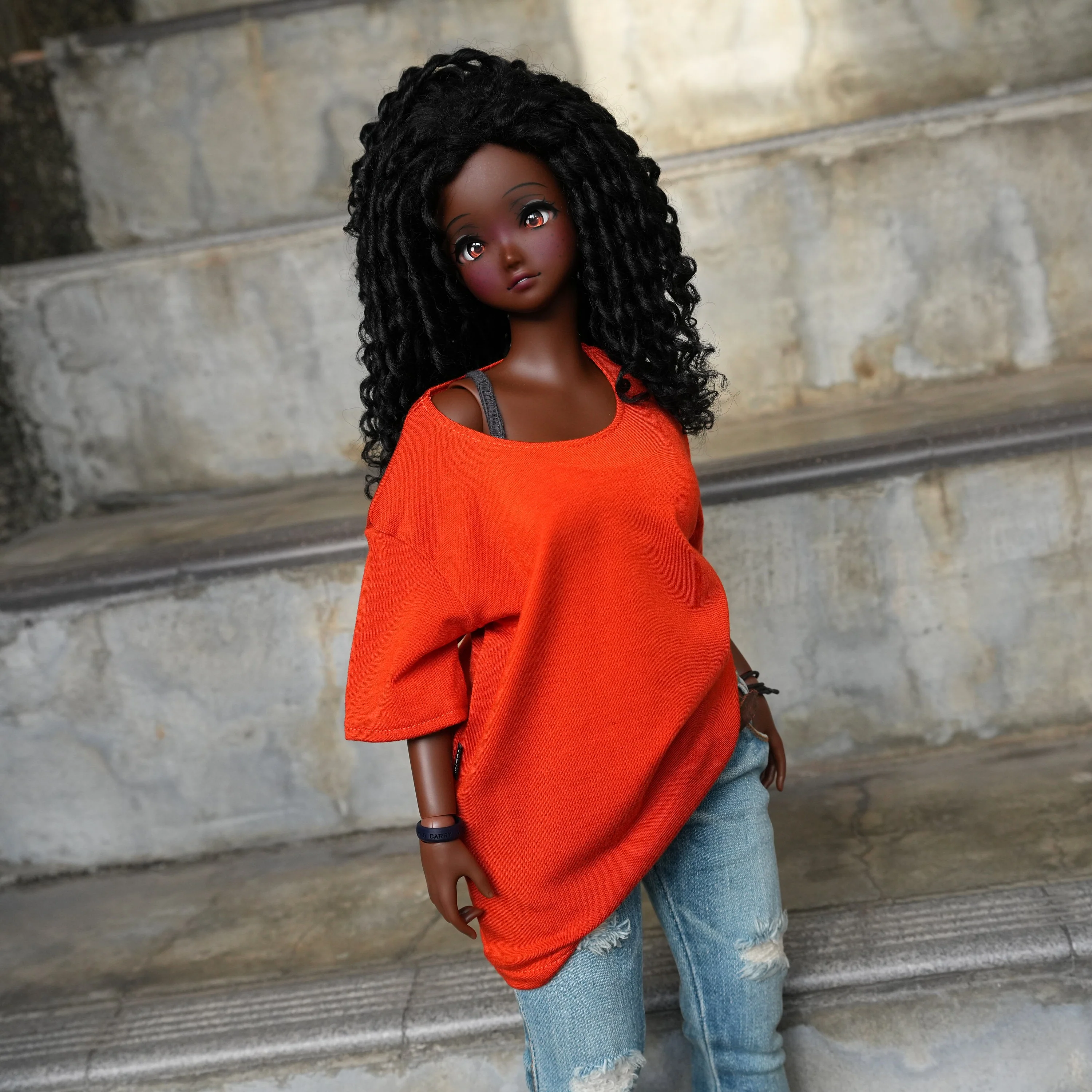 Oversized T-shirt (Red) - Image 4
