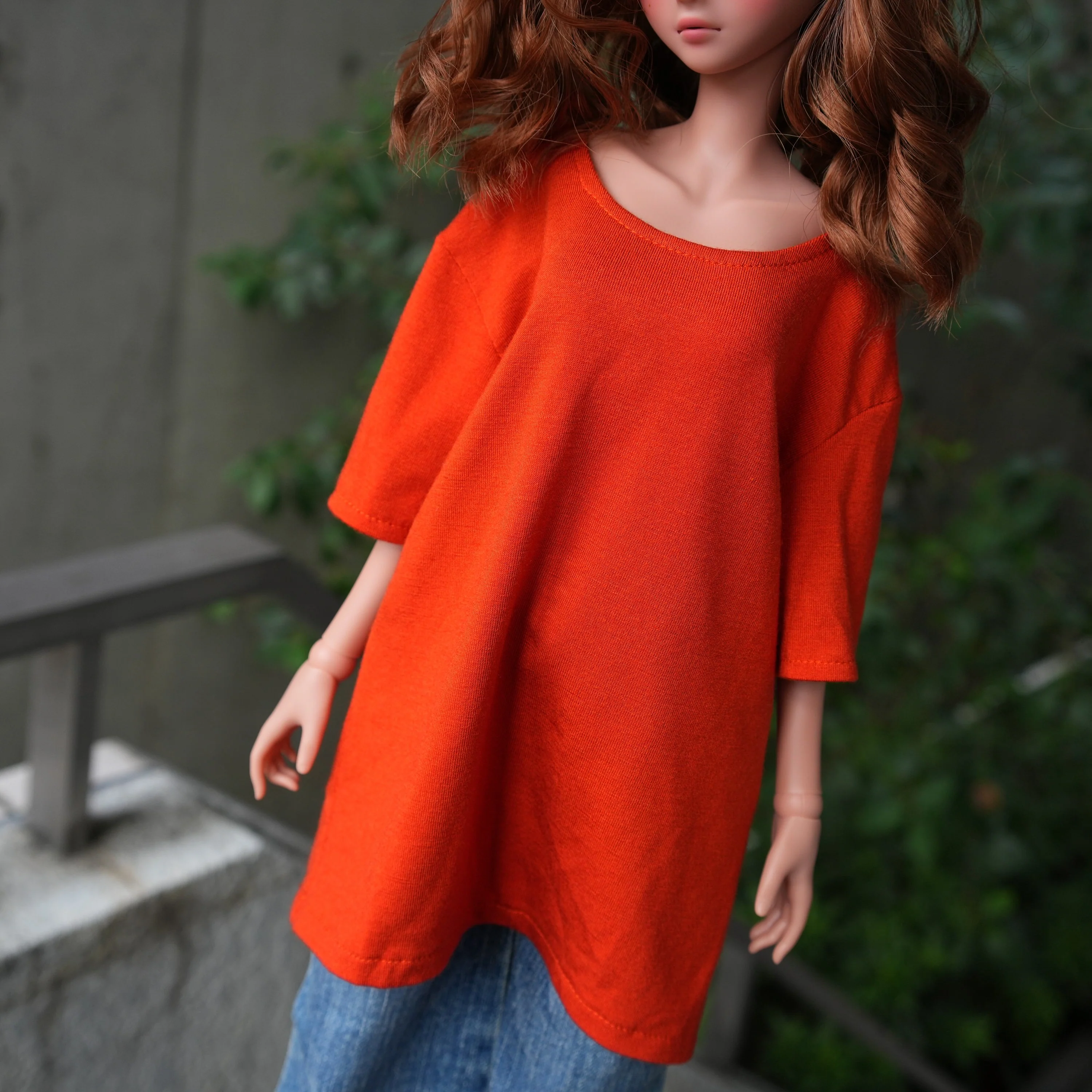 Oversized T-shirt (Red) - Image 5