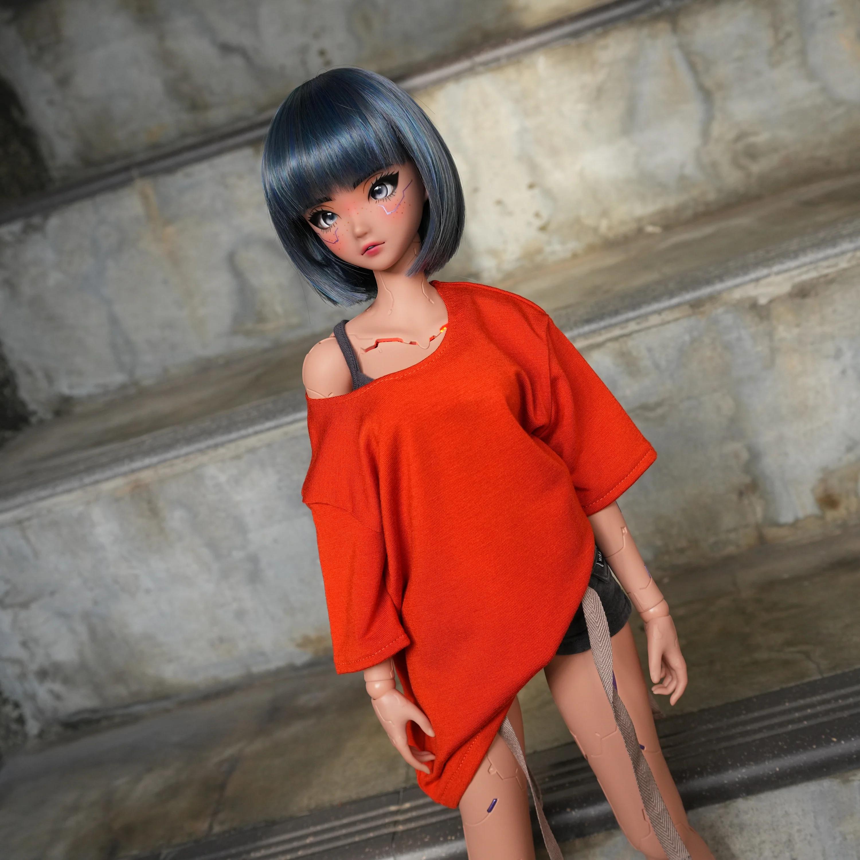 Oversized T-shirt (Red) - Image 9