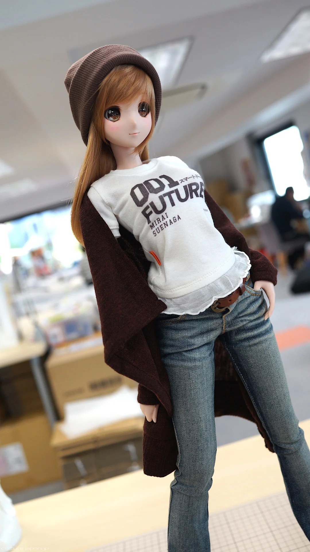 Cardigan Dark Brown - Image 17