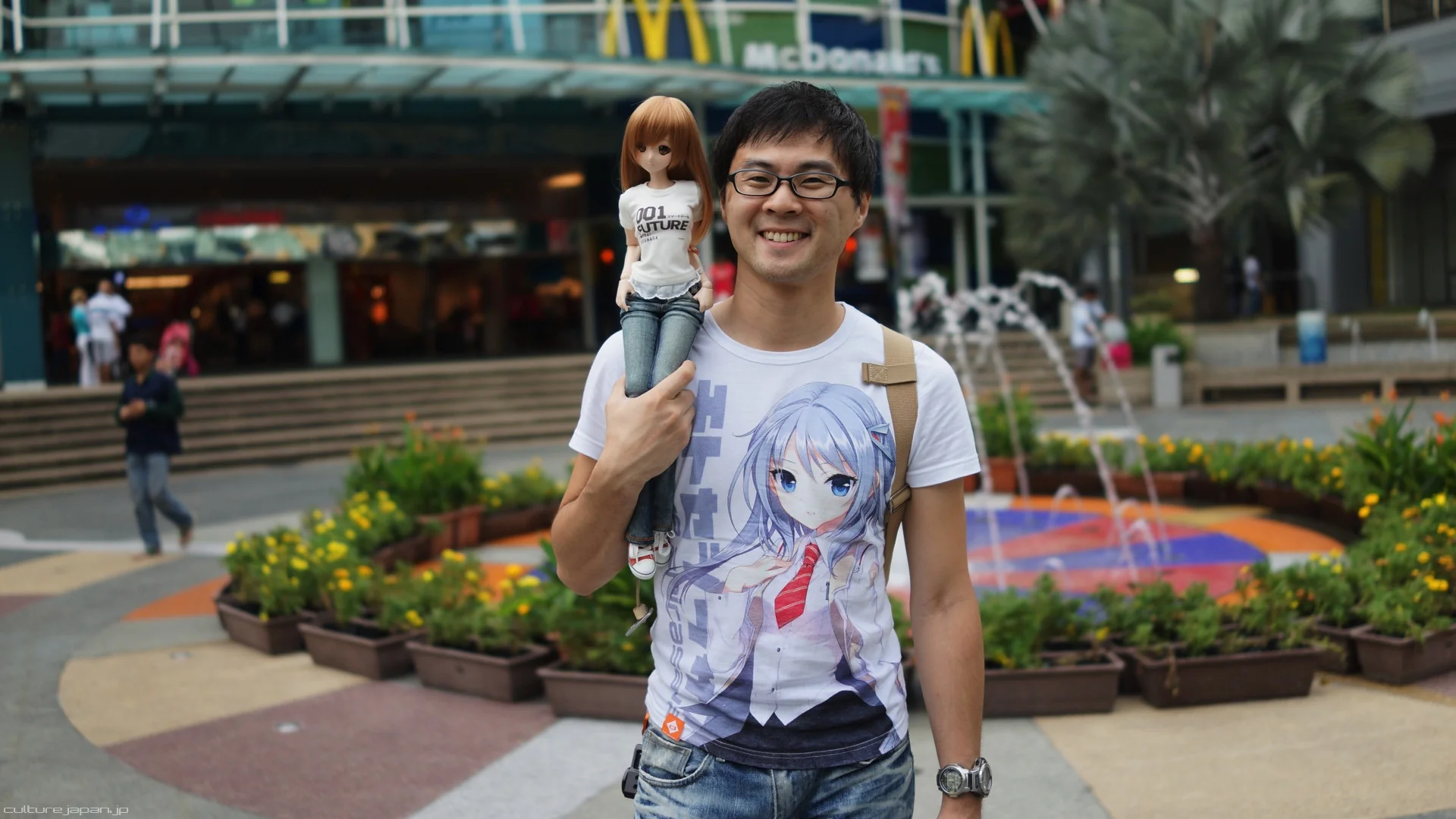 Chitose Shirasawa Full Print T-shirt (for humans) - Image 4
