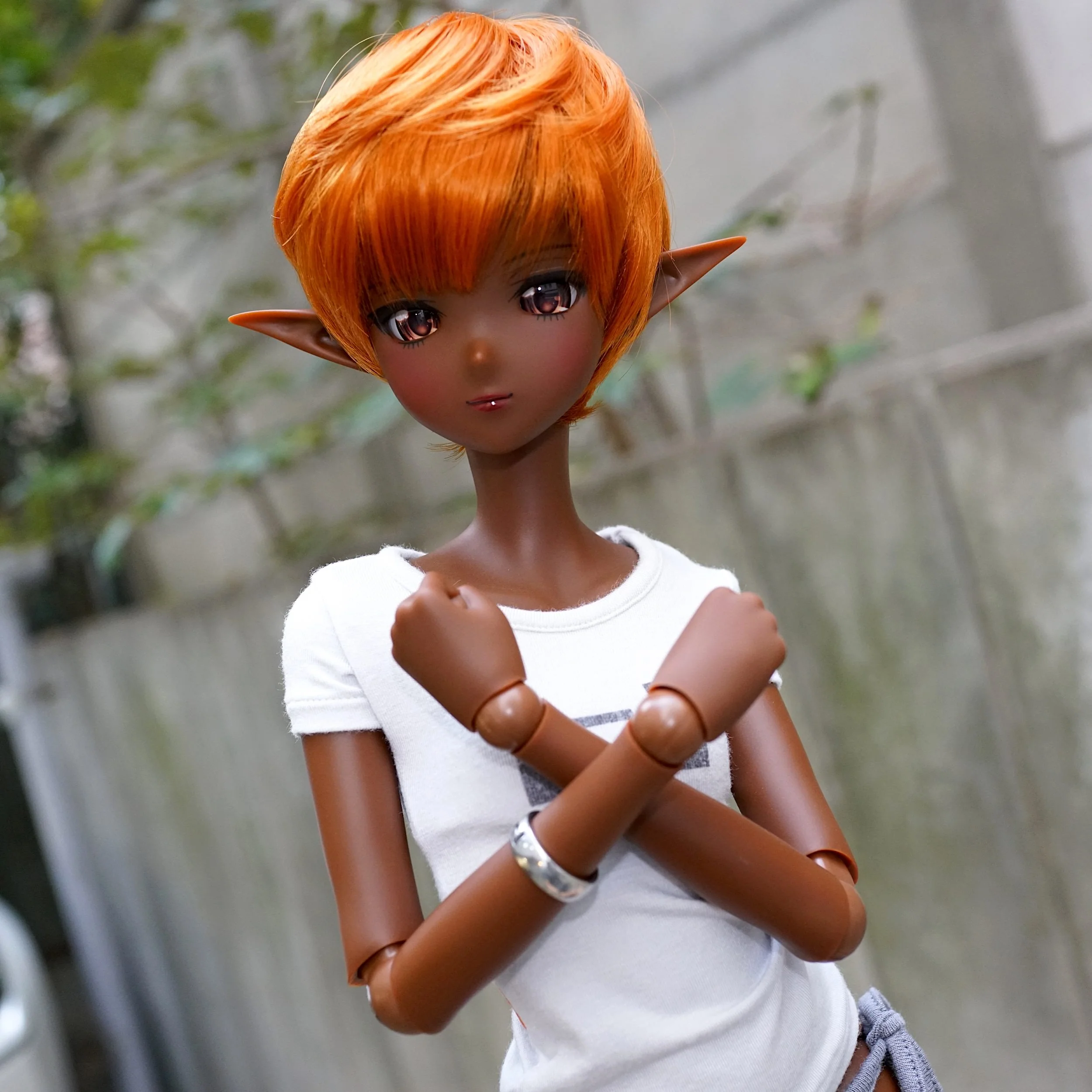Difficult-to-attach Elf Ears (Cocoa color) - Image 3