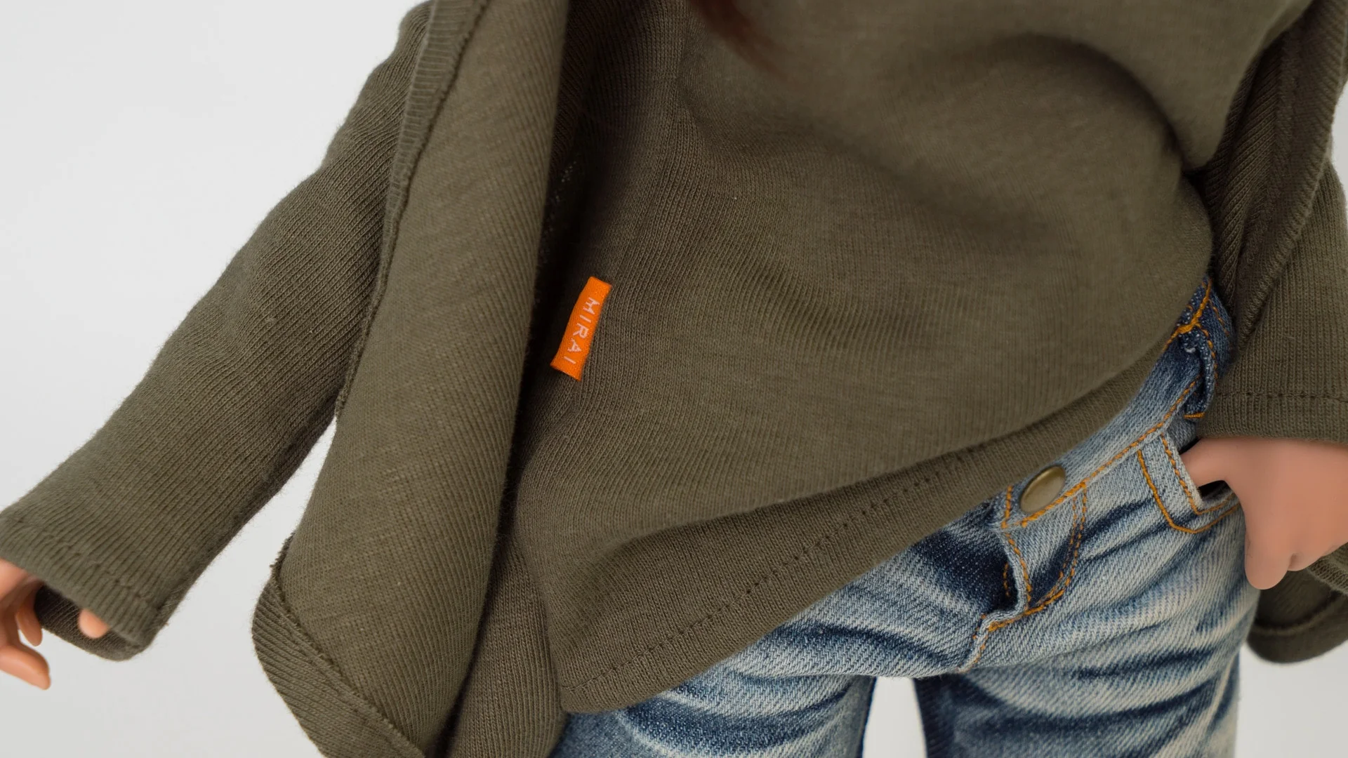 Hippie Top Khaki Green - Image 8