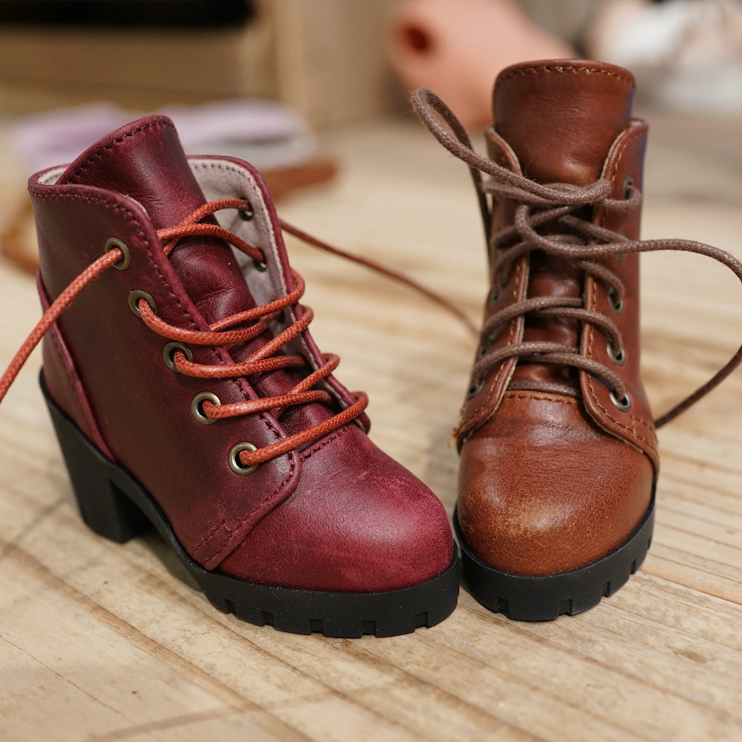Lace Boots (Brown) - Image 10