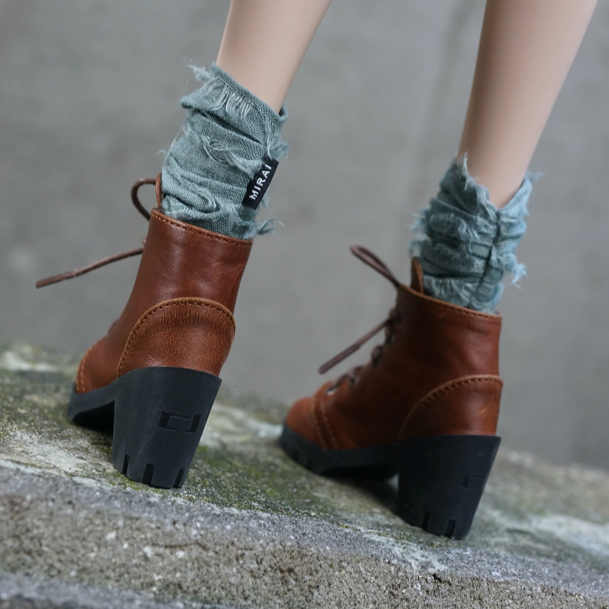 Lace Boots (Brown) - Image 8