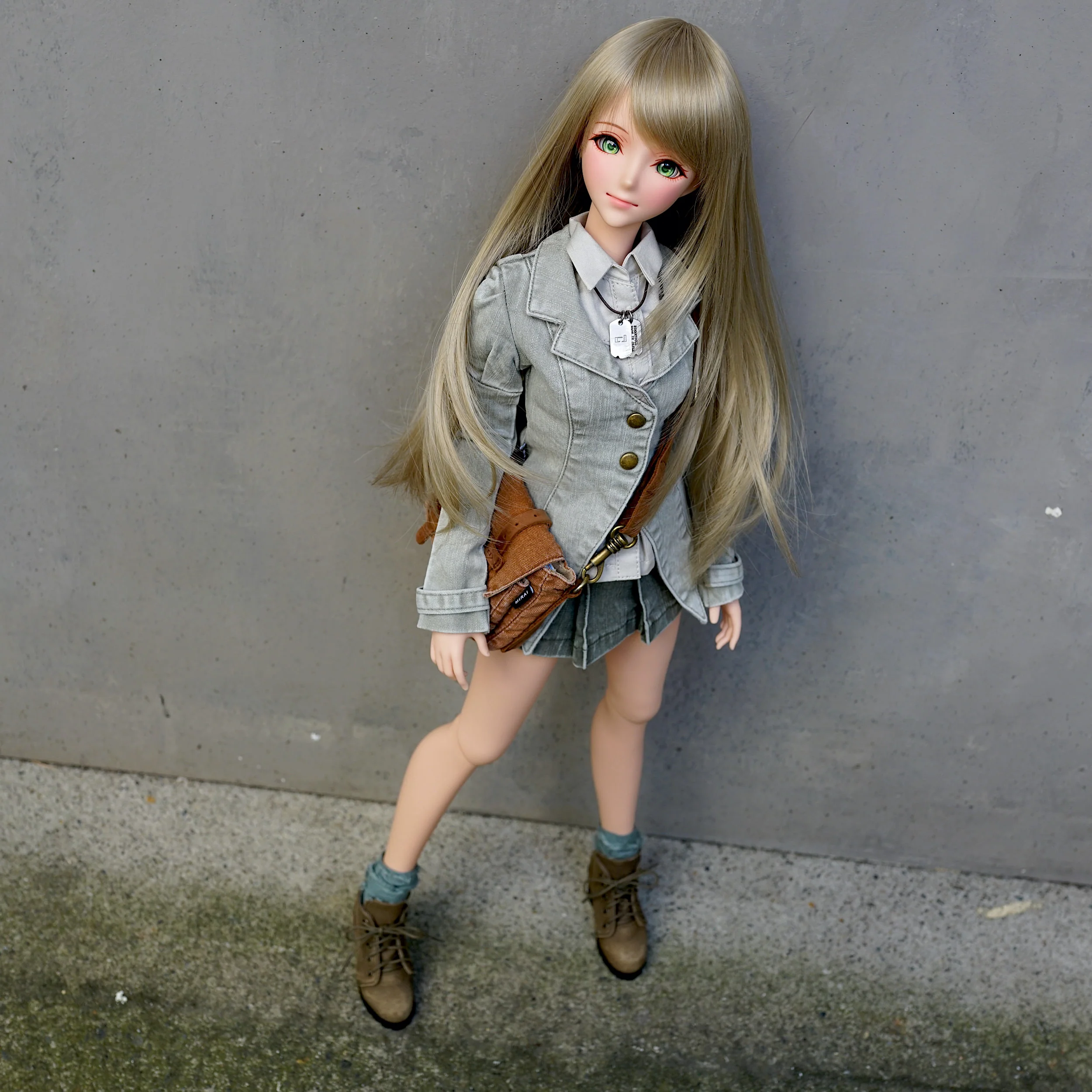 Lace Boots (Khaki) - Image 9