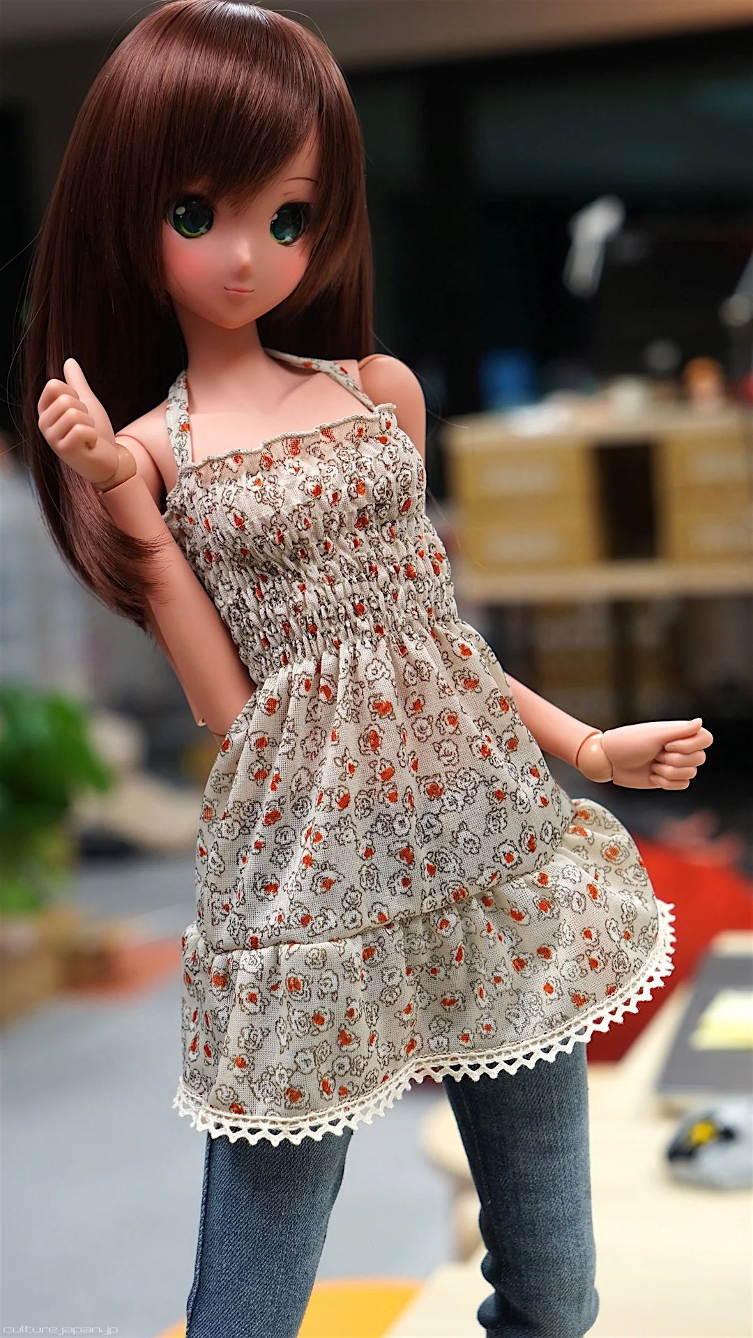 Shirred One Piece Dress - Image 15