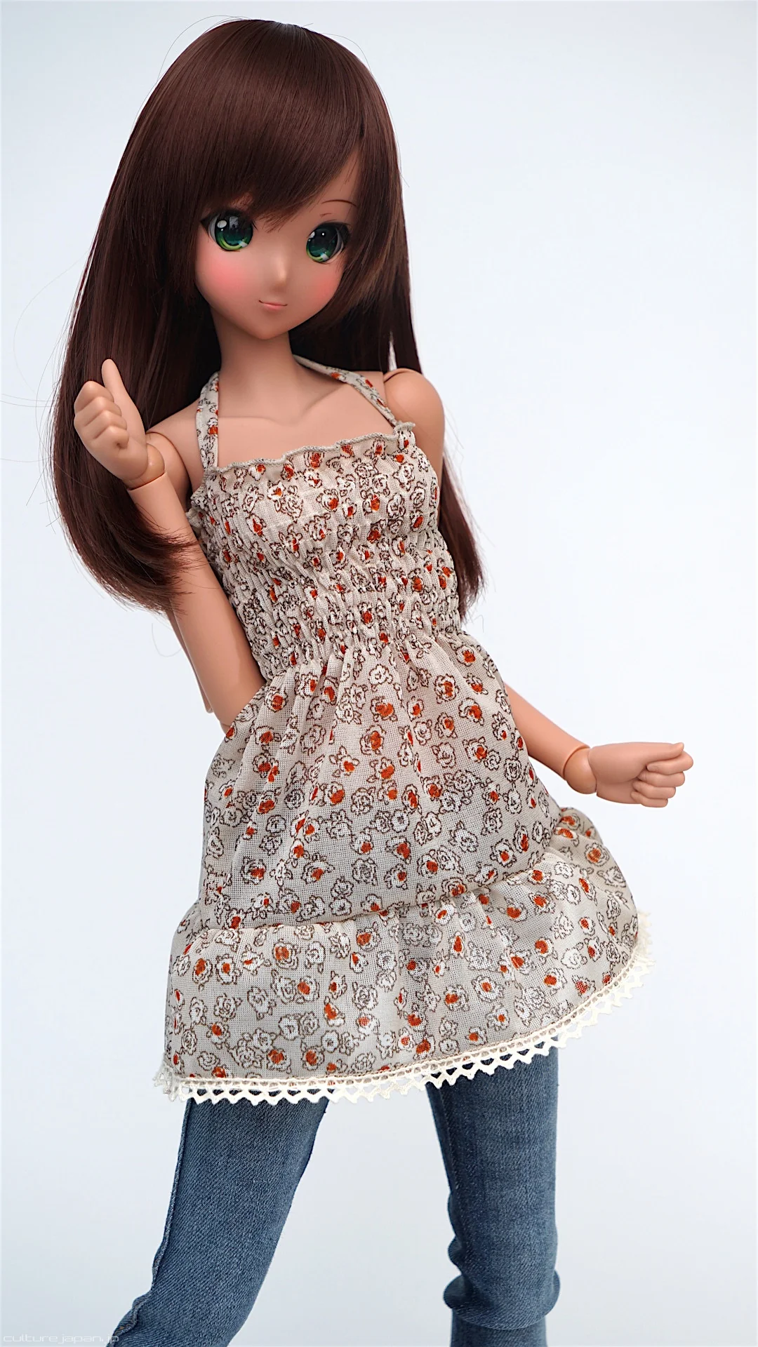 Shirred One Piece Dress - Image 17