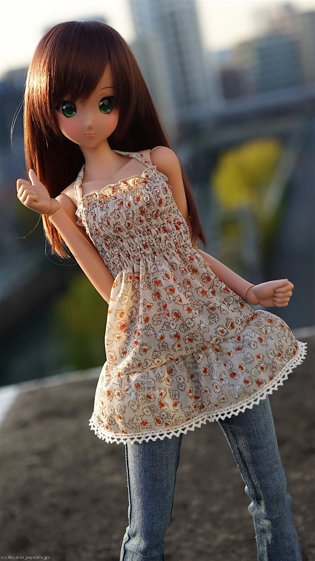 Shirred One Piece Dress - Image 19