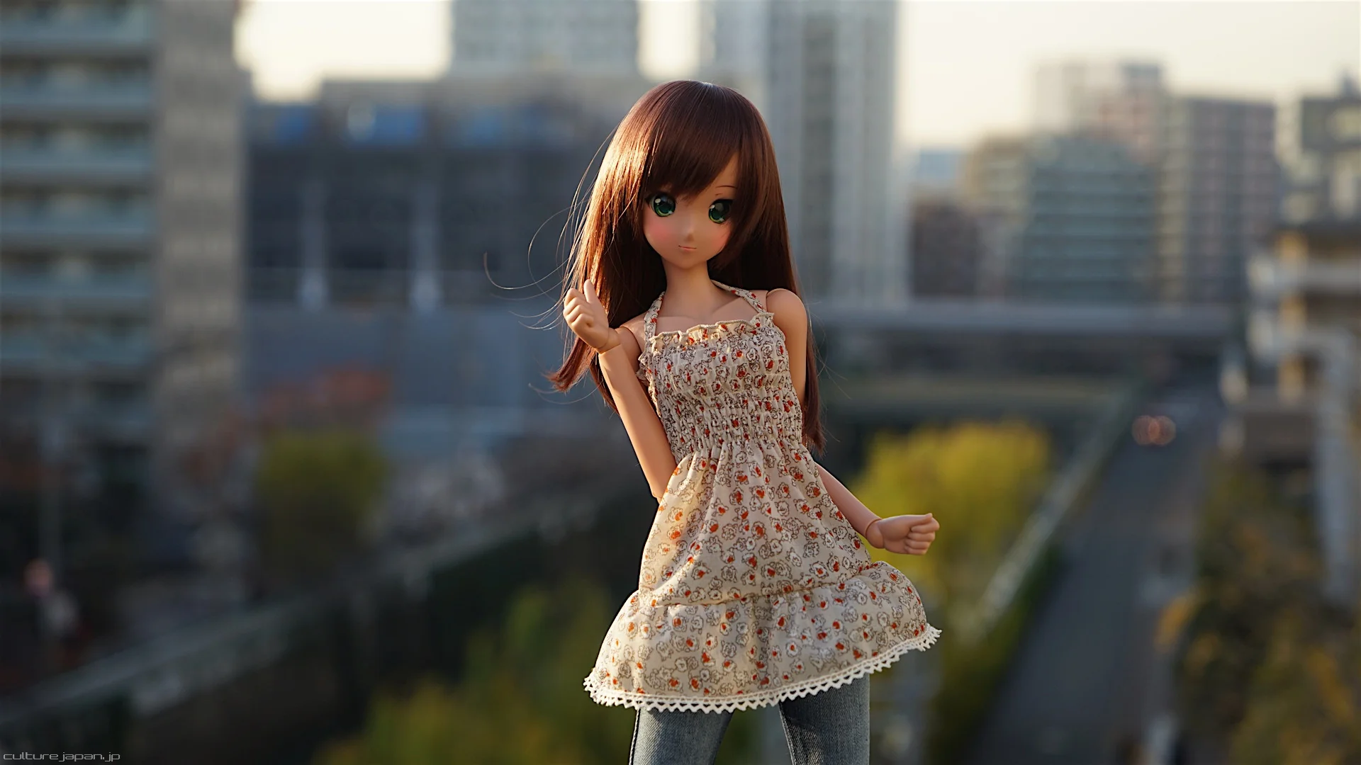 Shirred One Piece Dress - Image 3