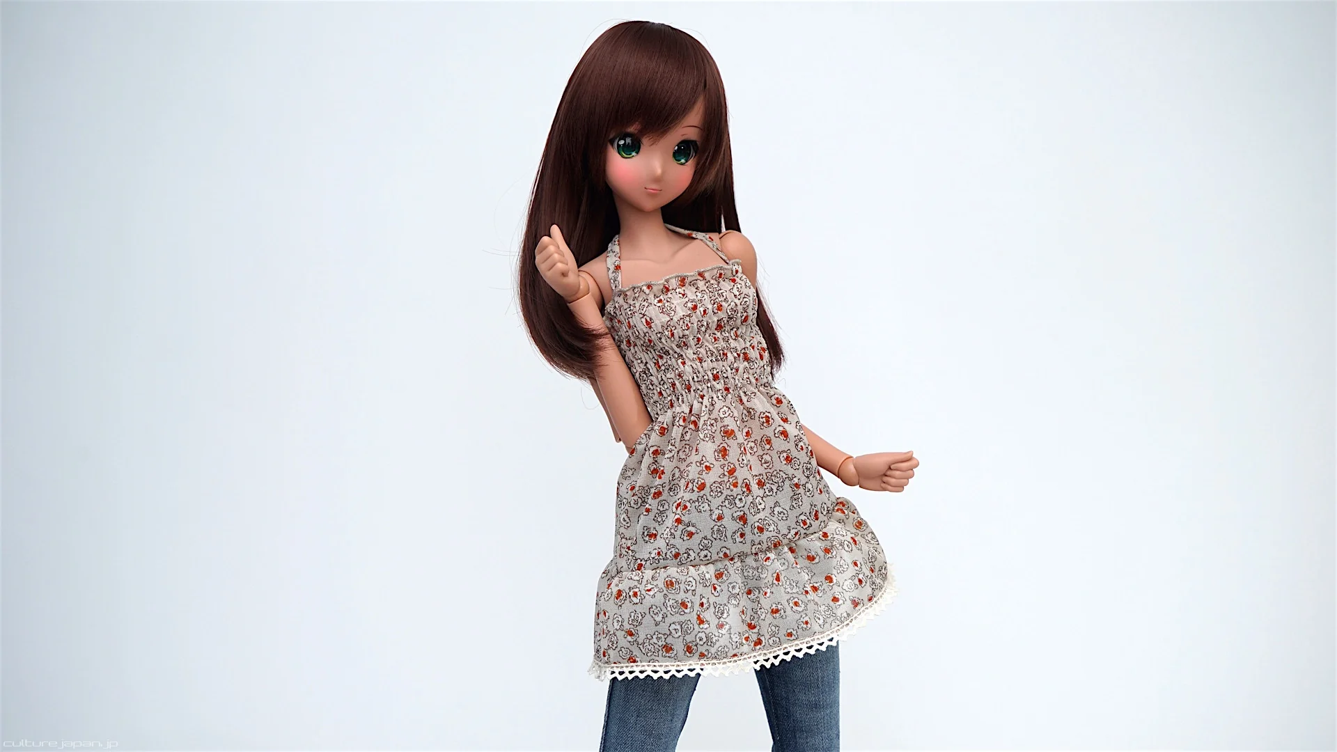 Shirred One Piece Dress - Image 6
