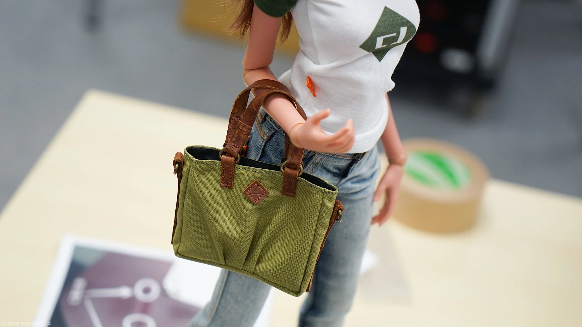 Satchel Bag (beige) - Image 18