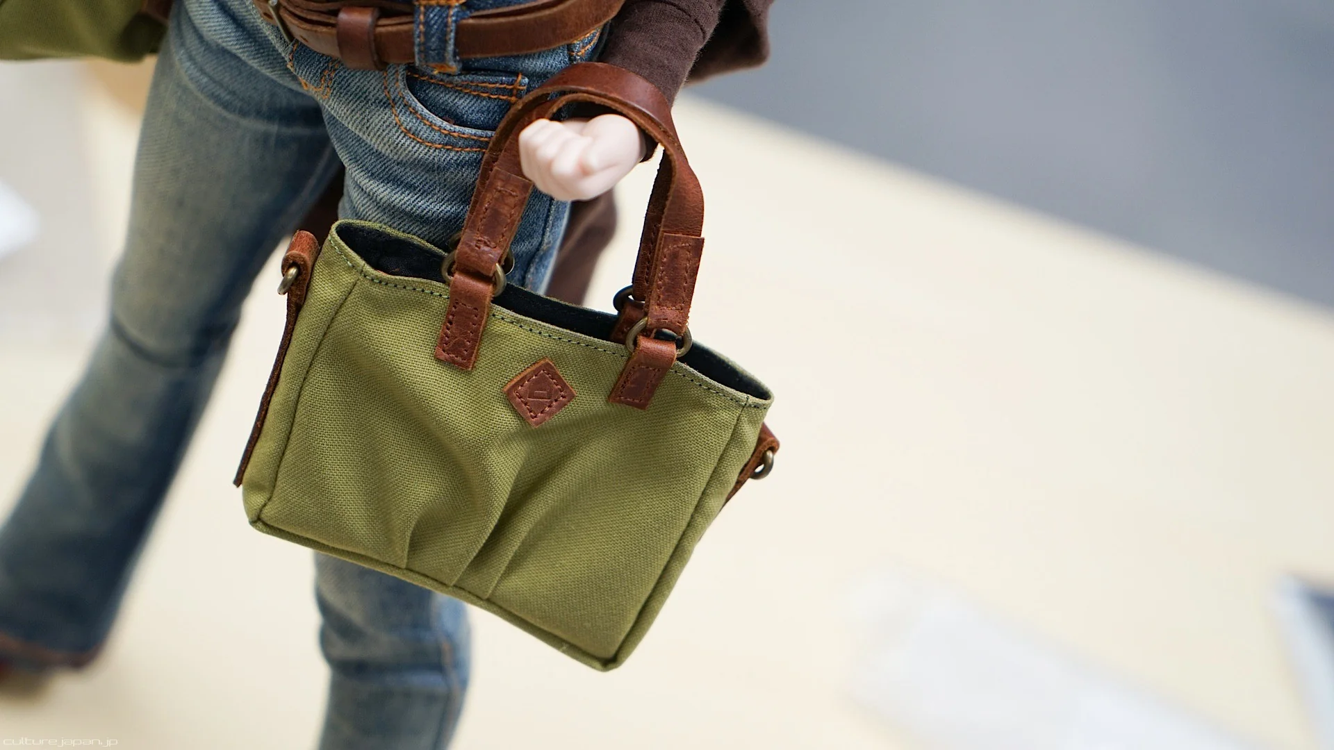 Satchel Bag (beige) - Image 19
