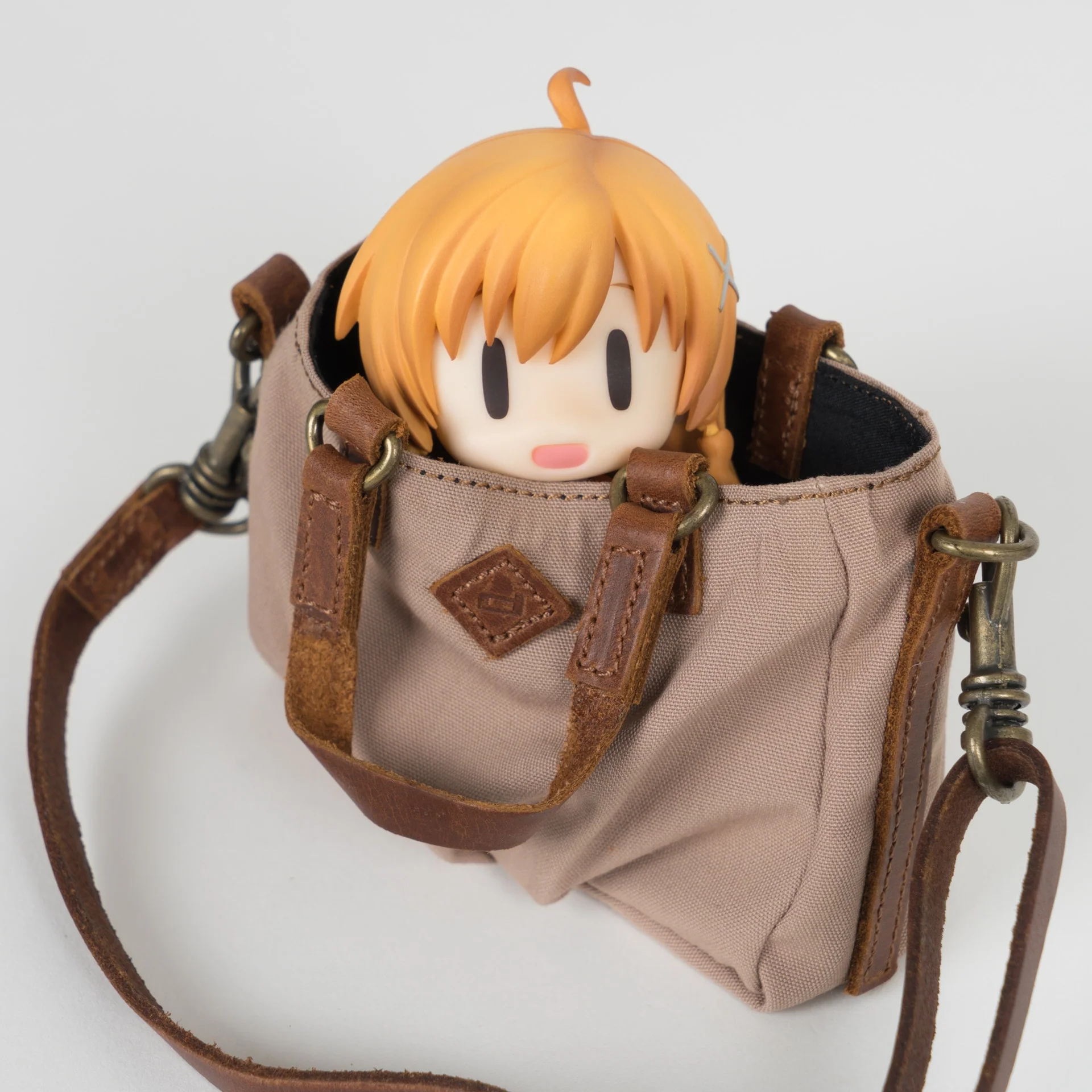 Satchel Bag (beige) - Image 5