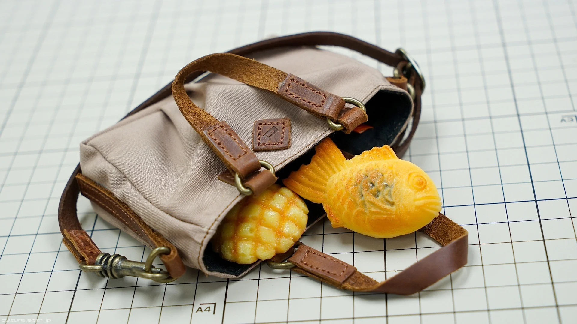 Satchel Bag (beige) - Image 9