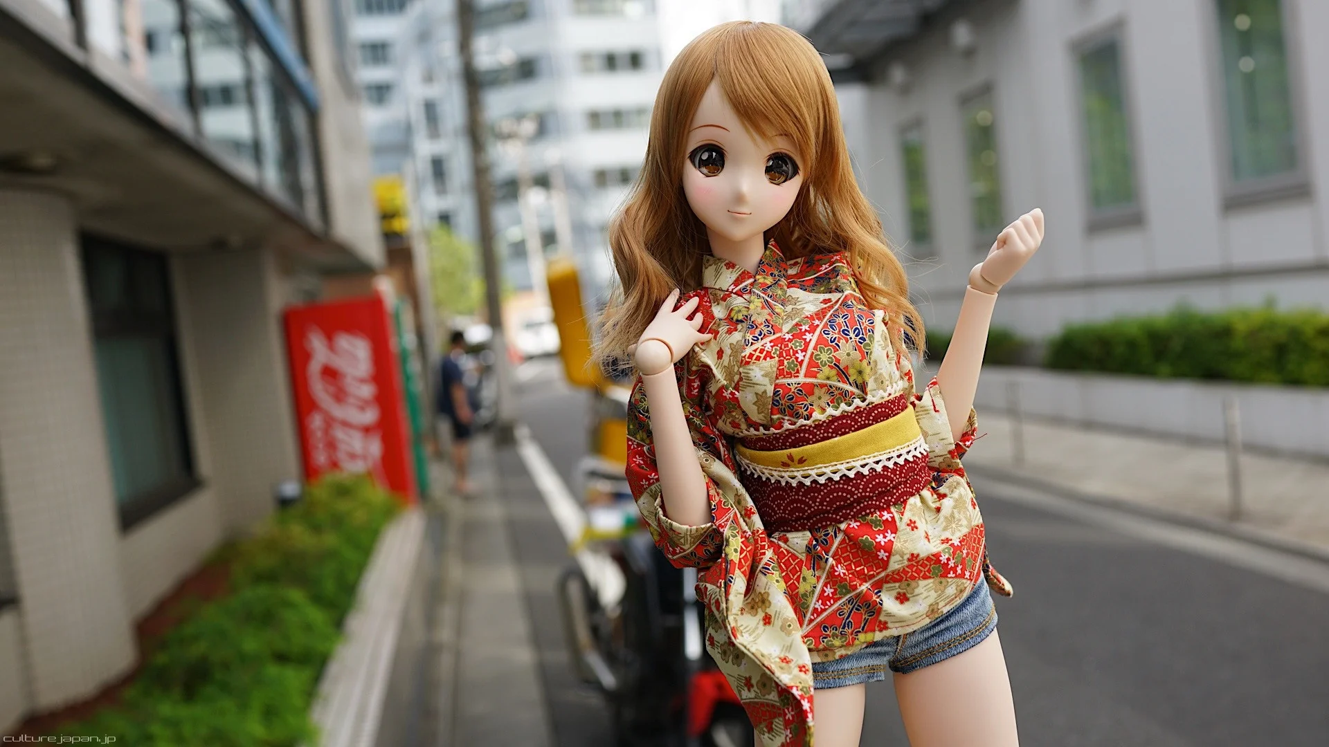 Short Yukata Red - Image 4