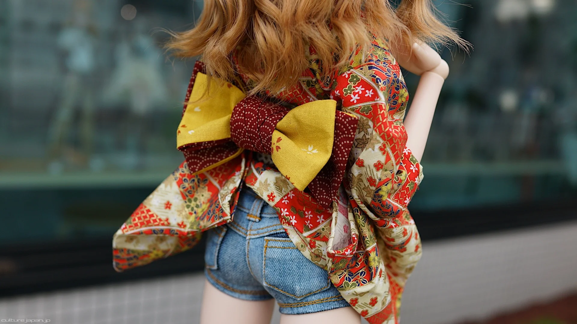 Short Yukata Red - Image 6