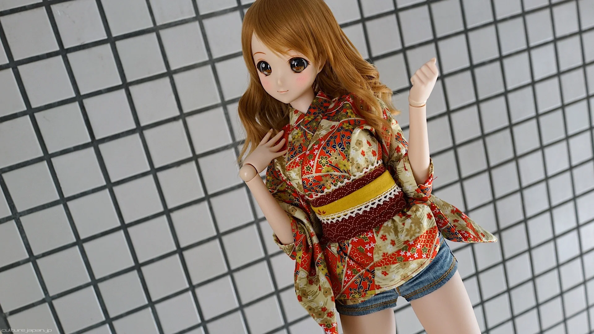 Short Yukata Red - Image 7