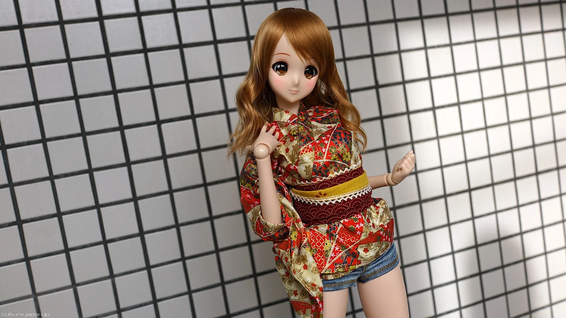 Short Yukata Red - Image 9
