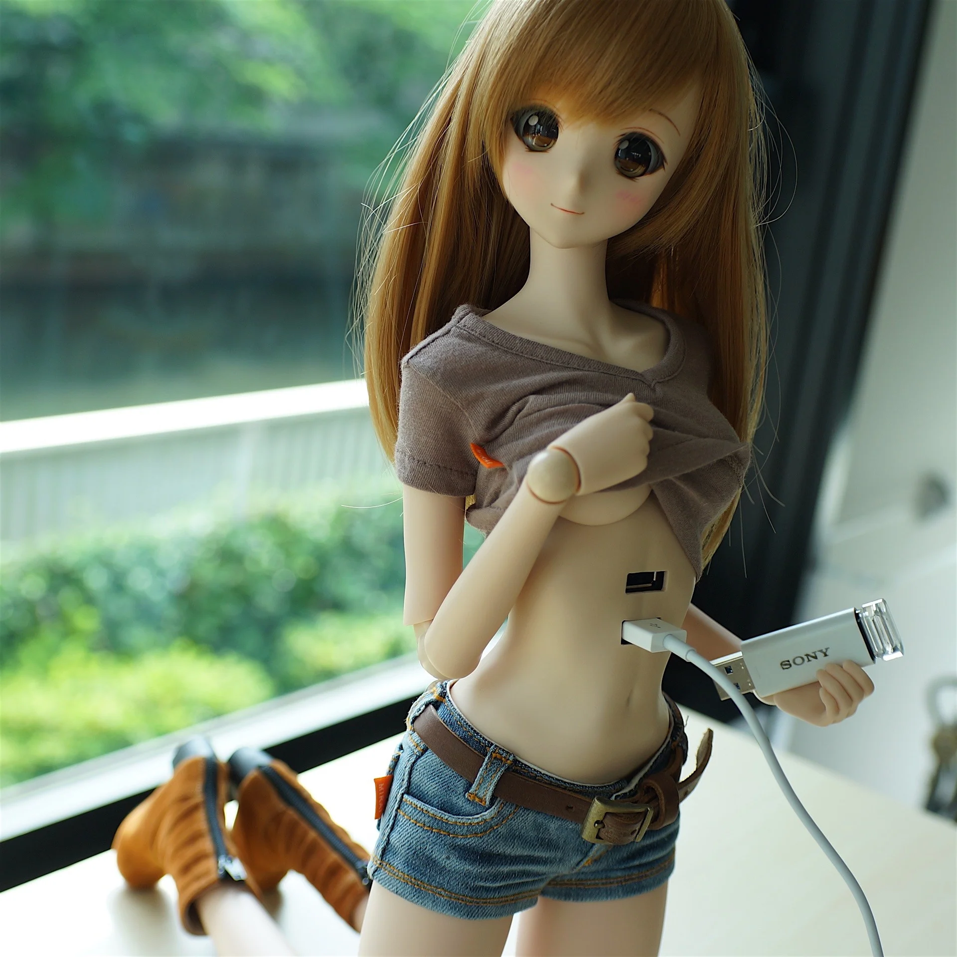 USB Hub Torso for Girls (Milk Color) - Image 3